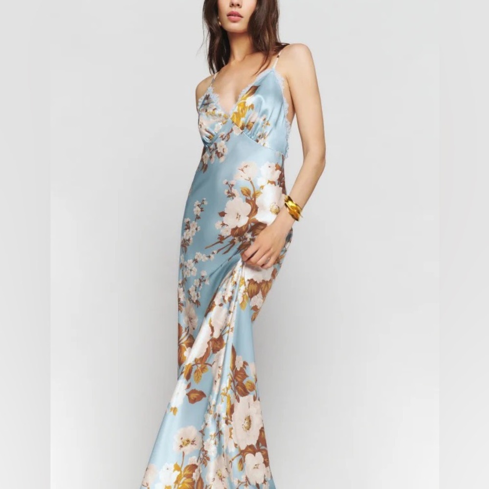 Reformation Maysen Silk Dress
